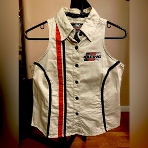 NWOT Harley Davidson Racing Sleeveless Shirt